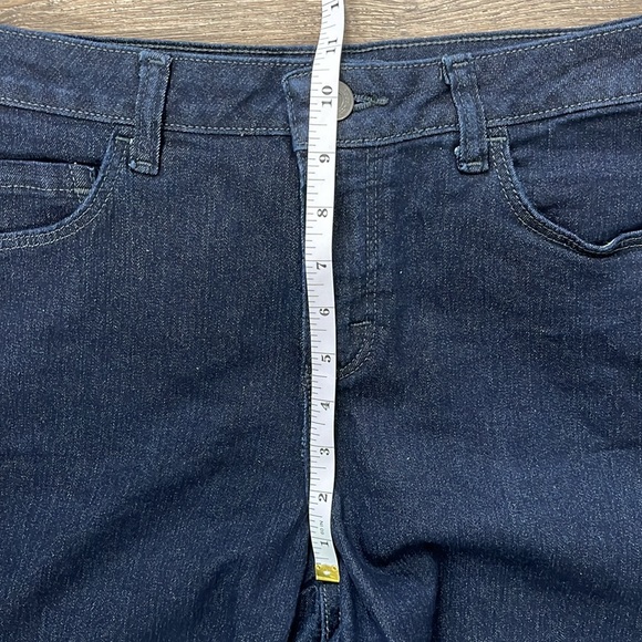 Lee Petite Relaxed Fit Straight Leg High Rise Blue Jeans Slims Sz 8P No Sz Tag - Picture 8 of 11